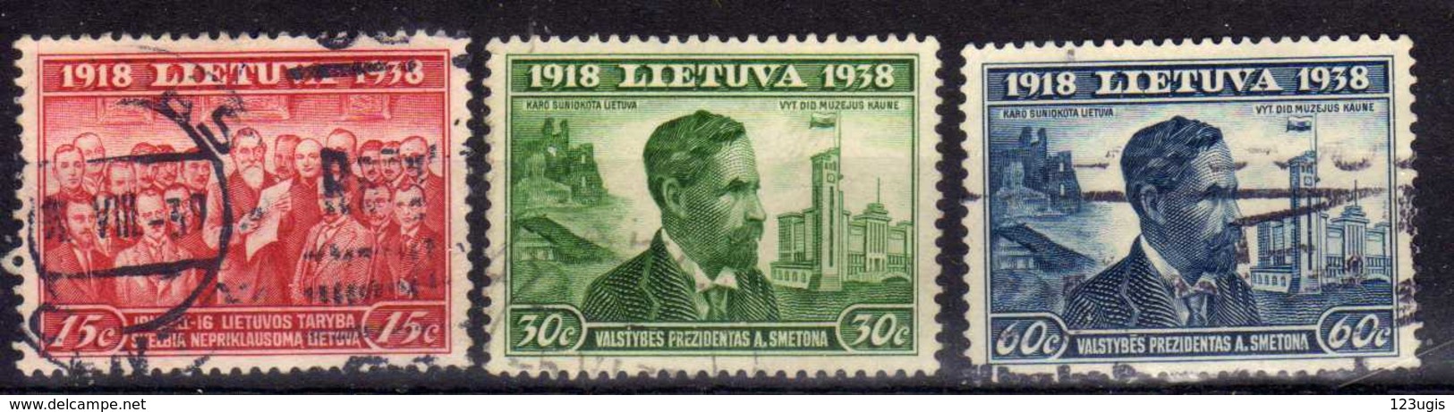 Litauen / Lietuva 1939 Mi  425-426; 428, Gestempelt [031118Stk] - Lituania