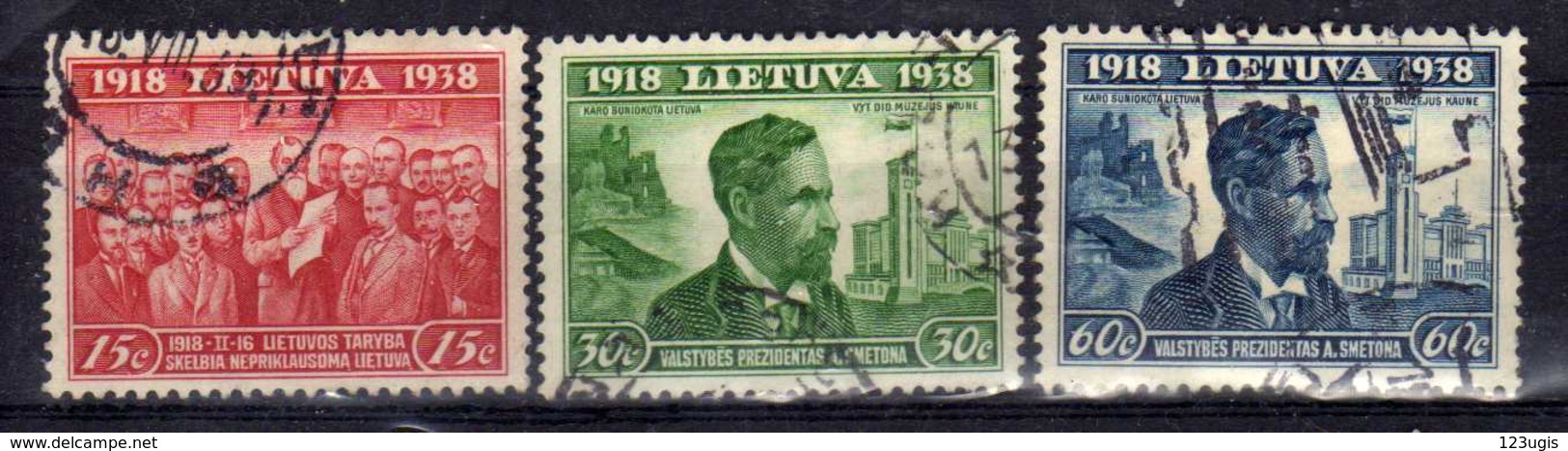 Litauen / Lietuva 1939 Mi  425-426; 428, Gestempelt [031118Stk] - Lituania