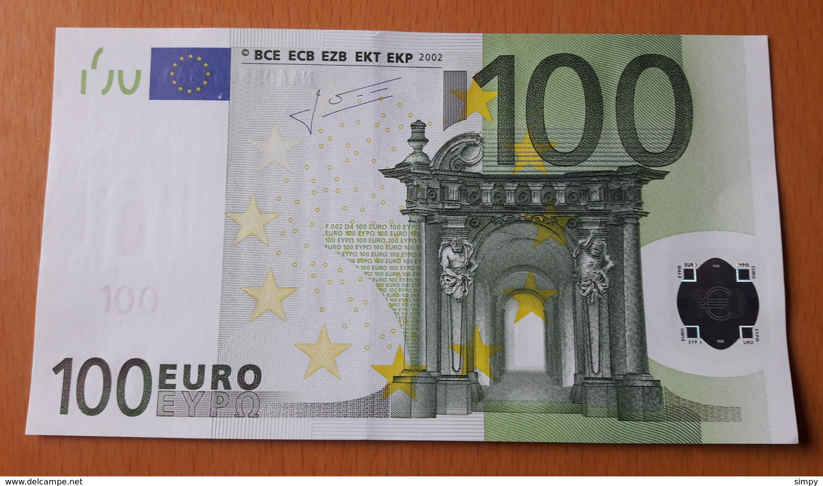 AUSTRIA 100 Euro 2002 Trichet  Letter N UNC  F002 D4 - 100 Euro