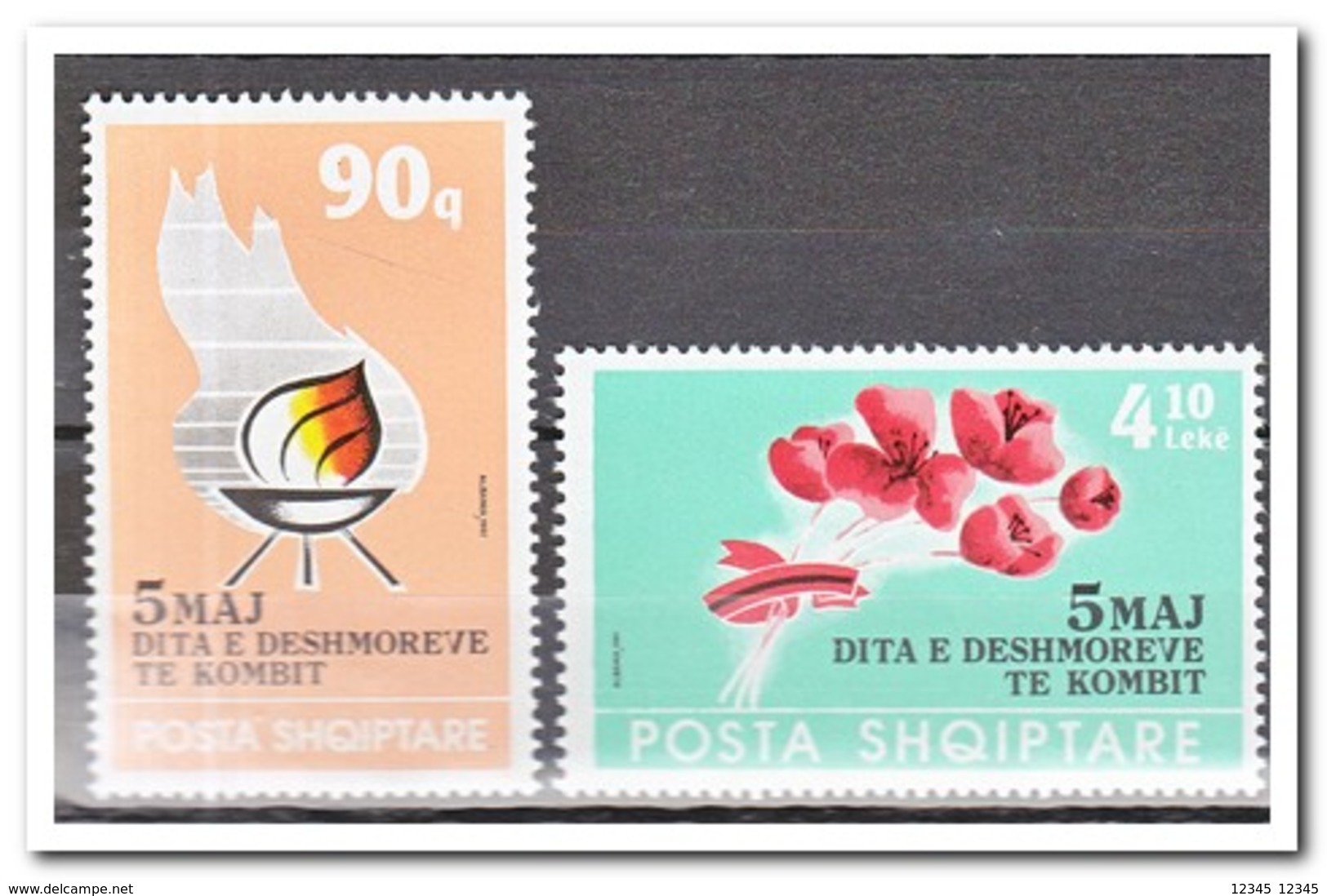 Albanië 1992, Postfris MNH, Flowers - Albanië