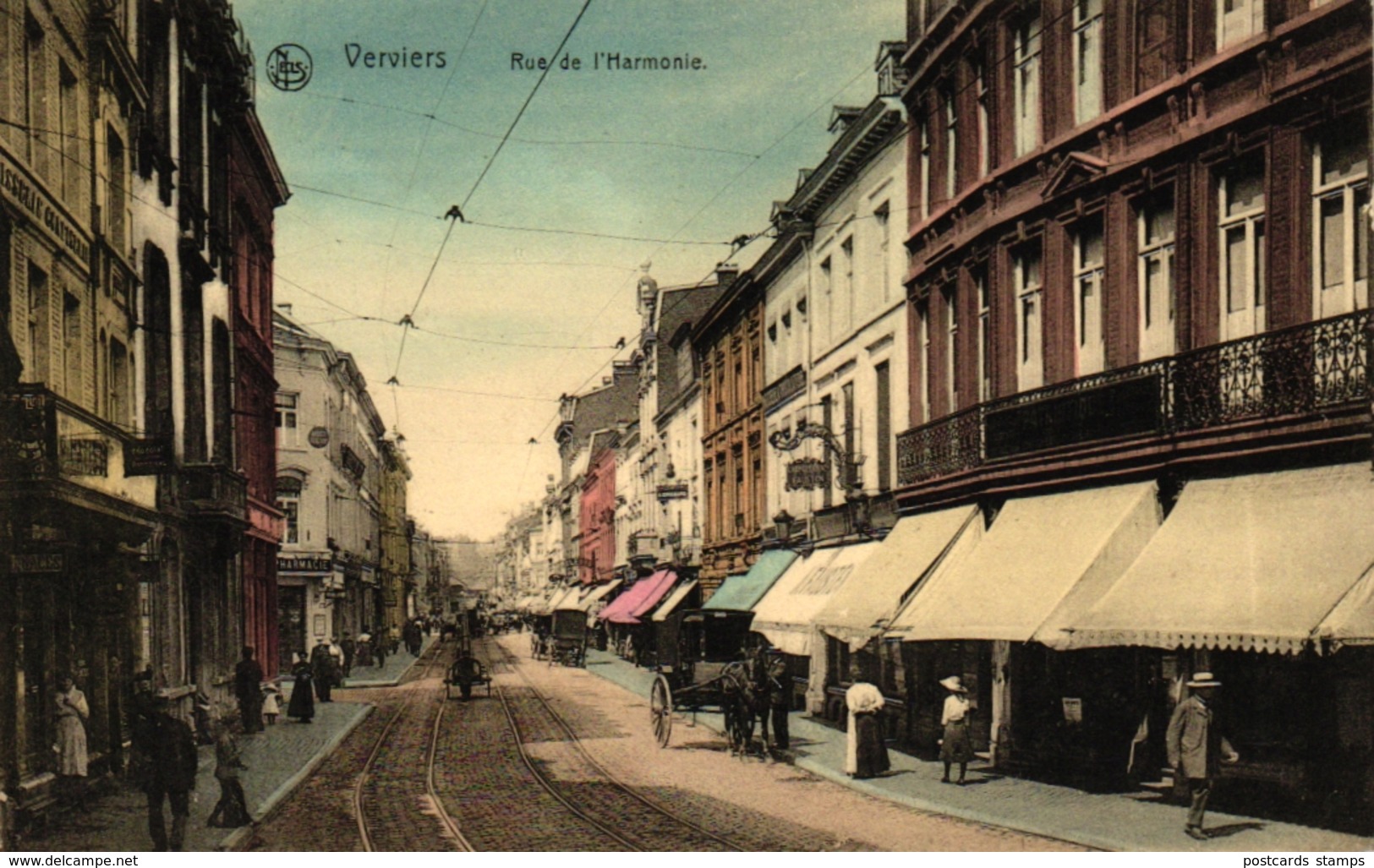 Verviers, Rue De L' Harmonie, Um 1910 - Verviers