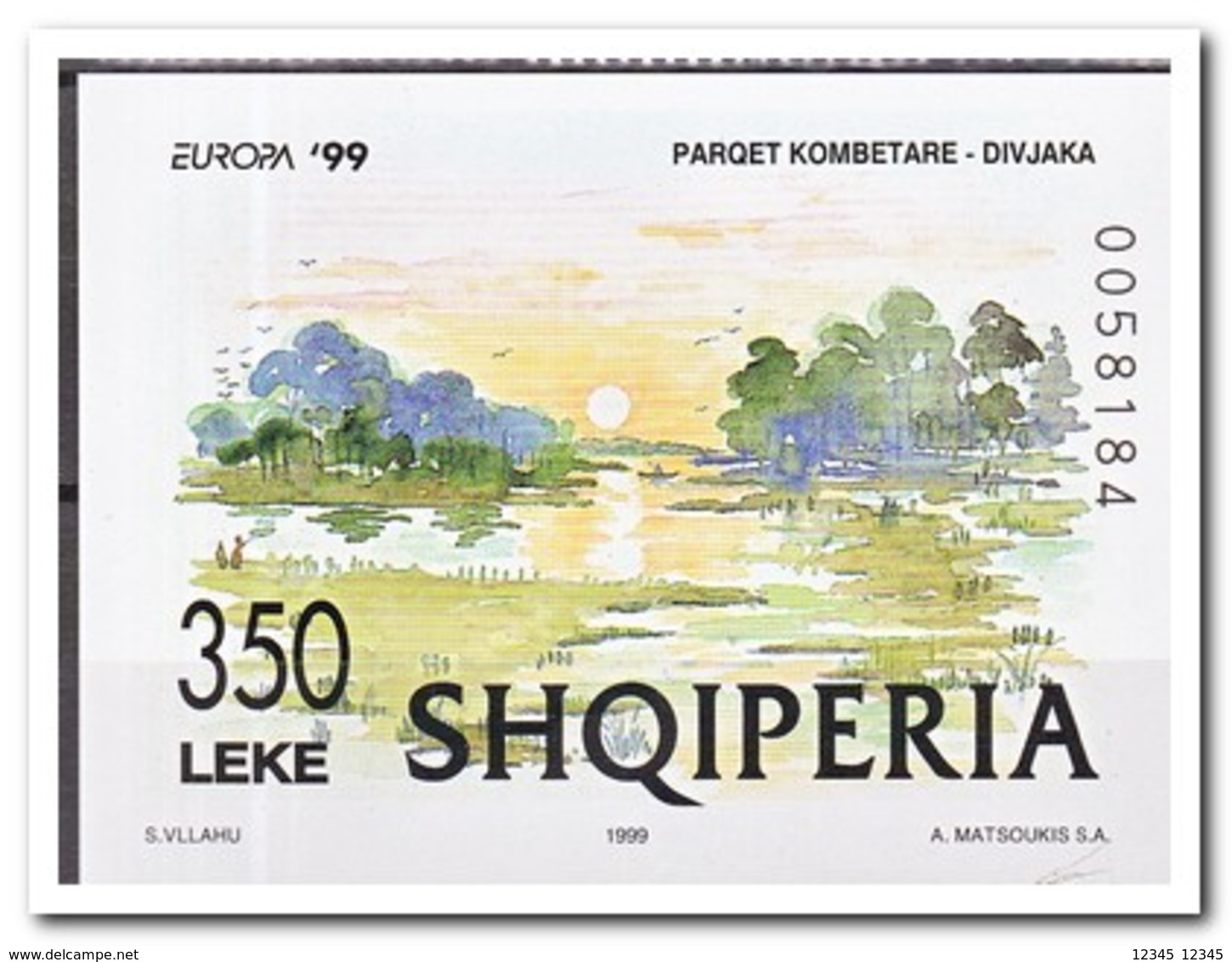 Albanië 1999, Postfris MNH, Painting, Trees - Albanië