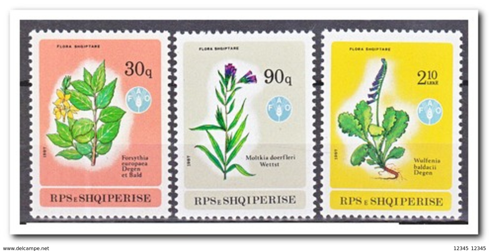 Albanië 1987, Postfris MNH, Plants - Albanië