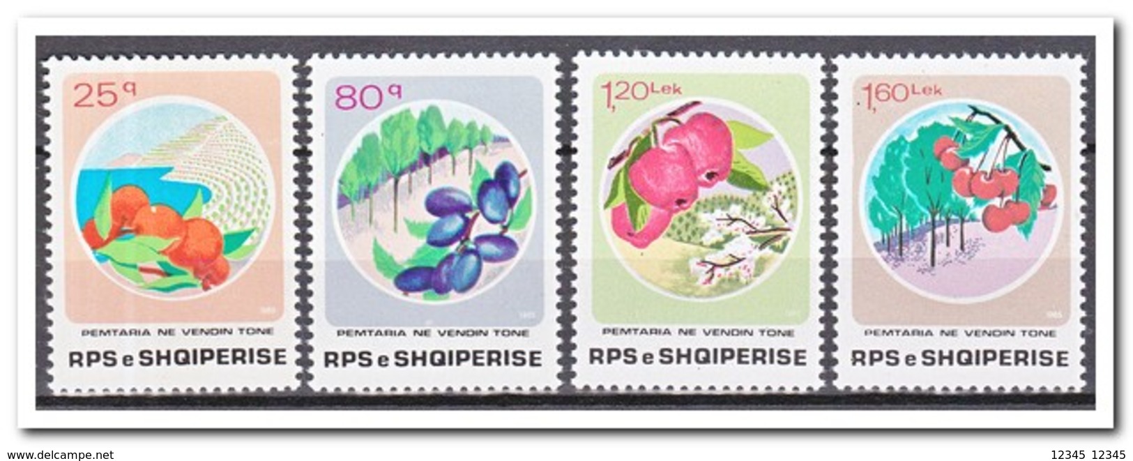 Albanië 1985, Postfris MNH, Fruit - Albanië