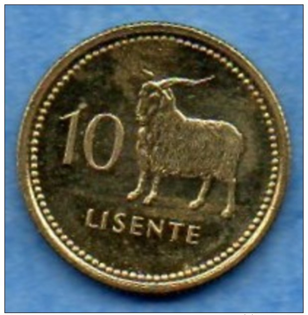 NO/  LESOTHO  10 LISENTE  1998 - Lesotho