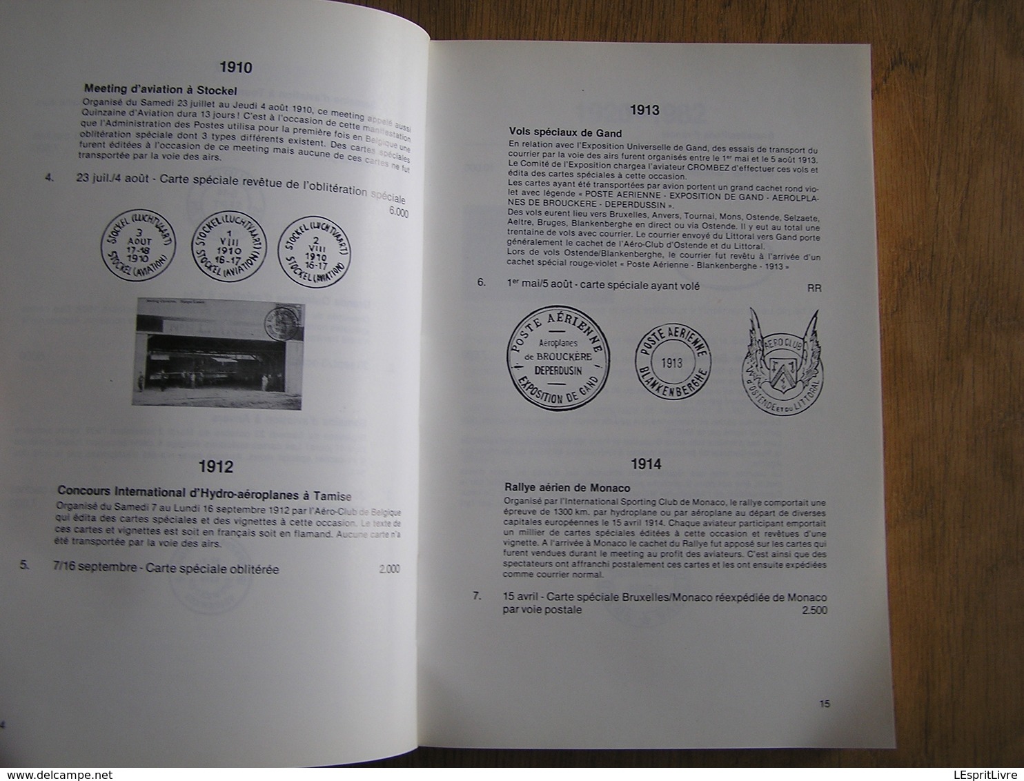 CATALOGUE DE L' AEROPHILATELIE BELGE Marcophilie Philatélie Aéropostale Cachet Timbre SABENA Aviation Avion Airmail