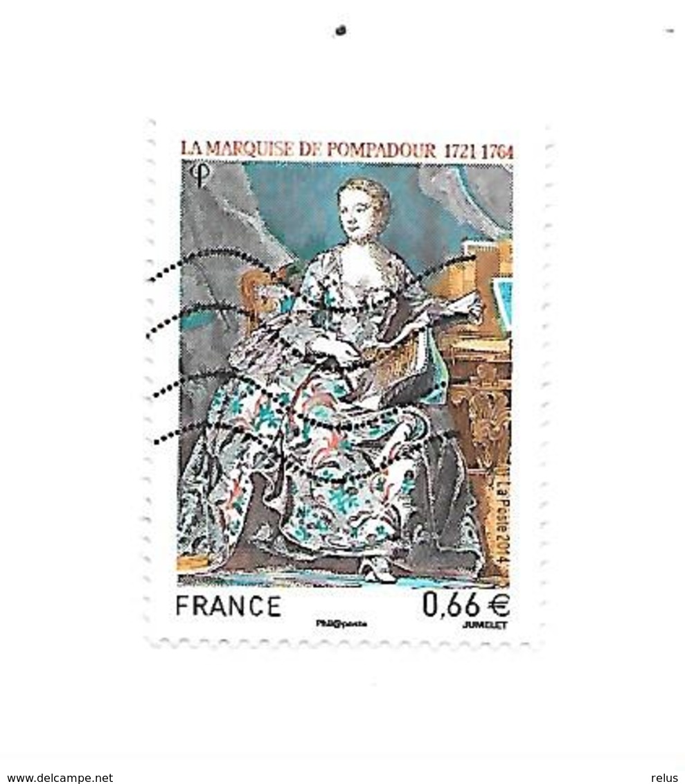 Personnalité Marquise De Pompadour N°4887 Oblitéré Année 2014 - Oblitérés