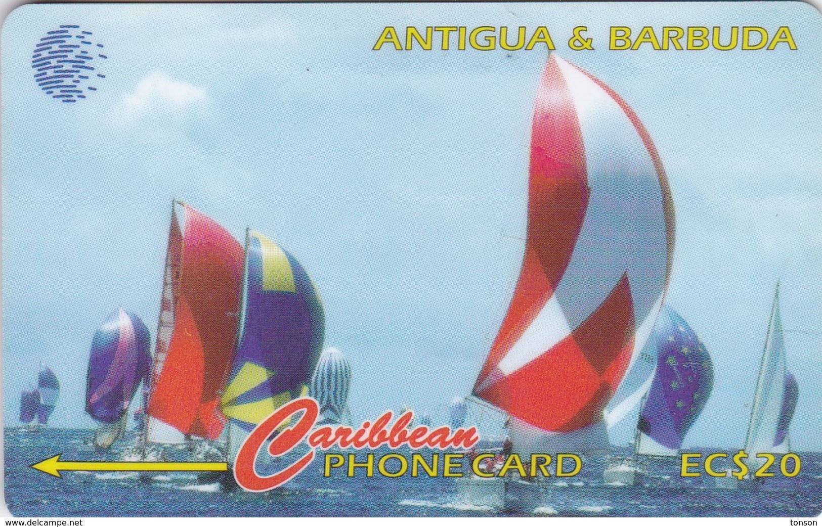 Antigua, ANT-239C, Antigua Sailing Week 1997, 2 Scans. - Antigua Et Barbuda