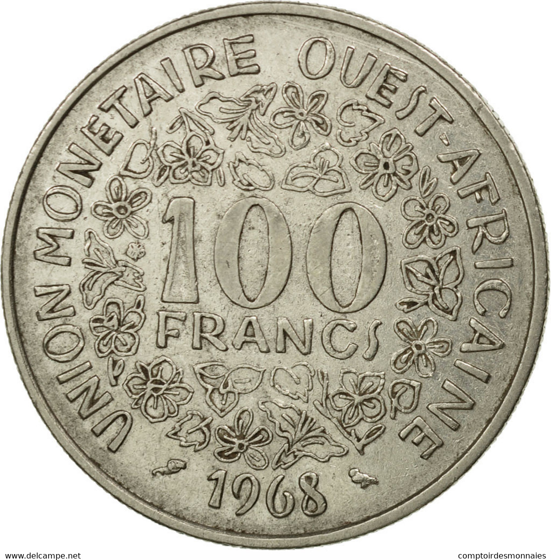 Monnaie, West African States, 100 Francs, 1968, Paris, TB+, Nickel, KM:4 - Côte-d'Ivoire