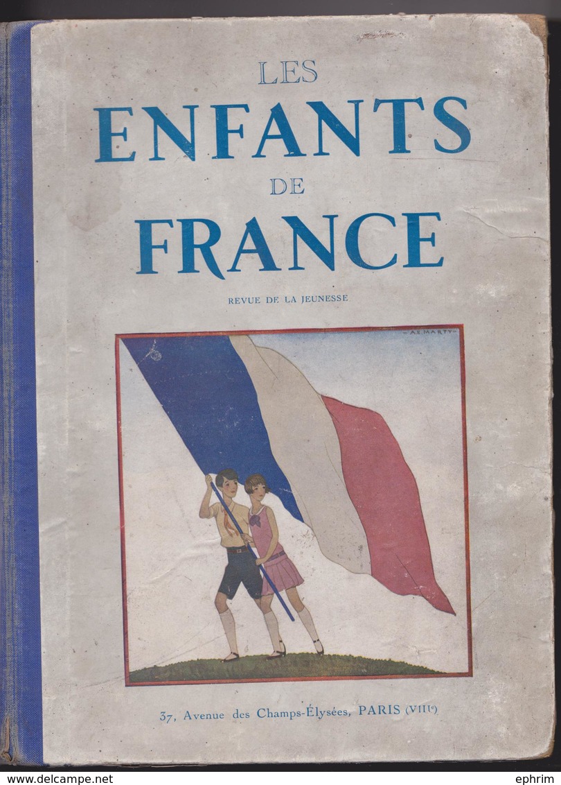 Reliure Les Enfants De France 1933 Revue De La Jeunesse Scouts Scoutisme Hansi Alsace Jean De Brunhoff Marty Du Sorbier - 1900 - 1949