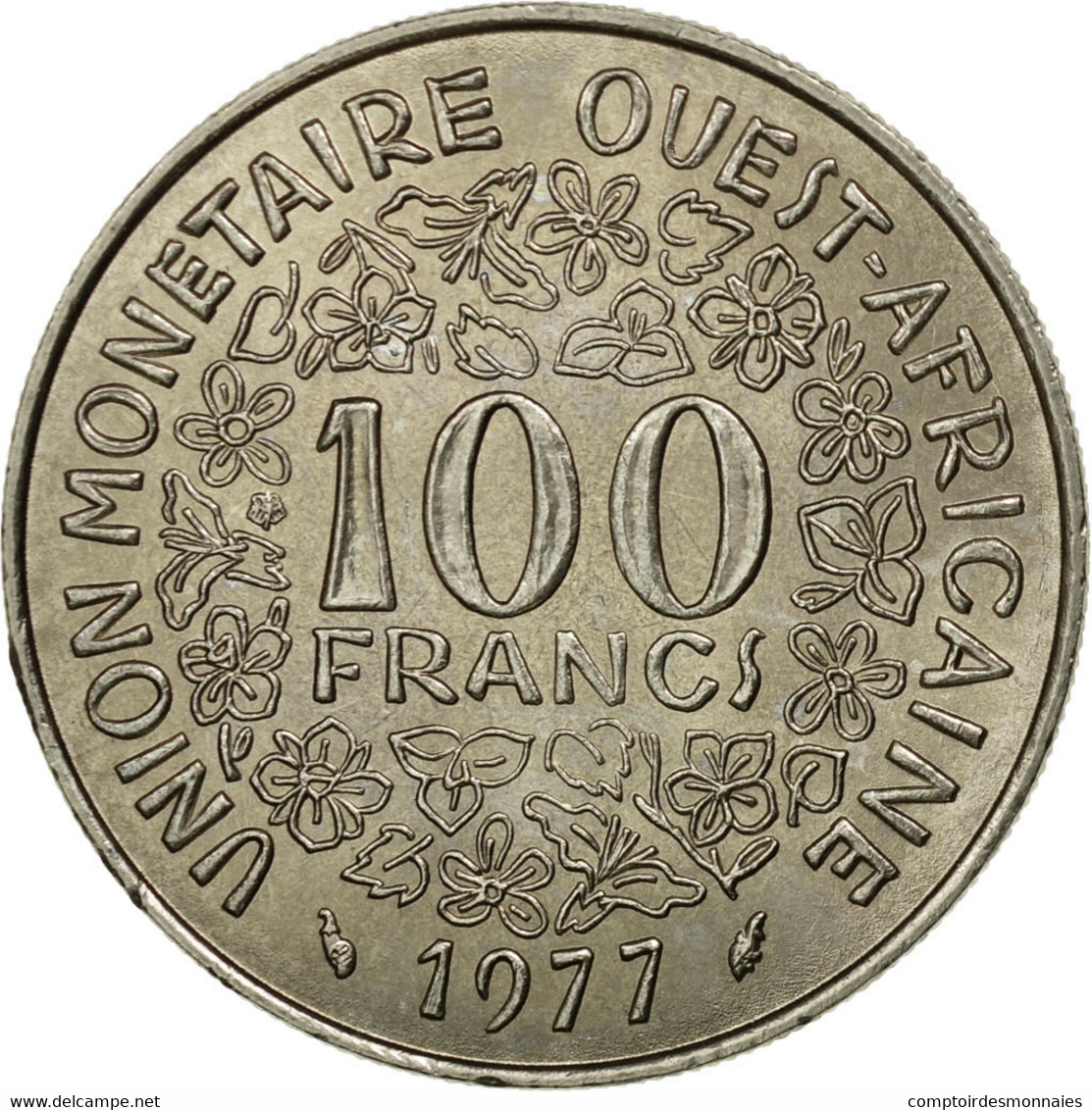 Monnaie, West African States, 100 Francs, 1977, Paris, TTB, Nickel, KM:4 - Costa D'Avorio