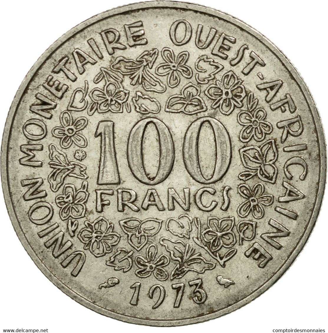 Monnaie, West African States, 100 Francs, 1973, Paris, TB+, Nickel, KM:4 - Costa De Marfil