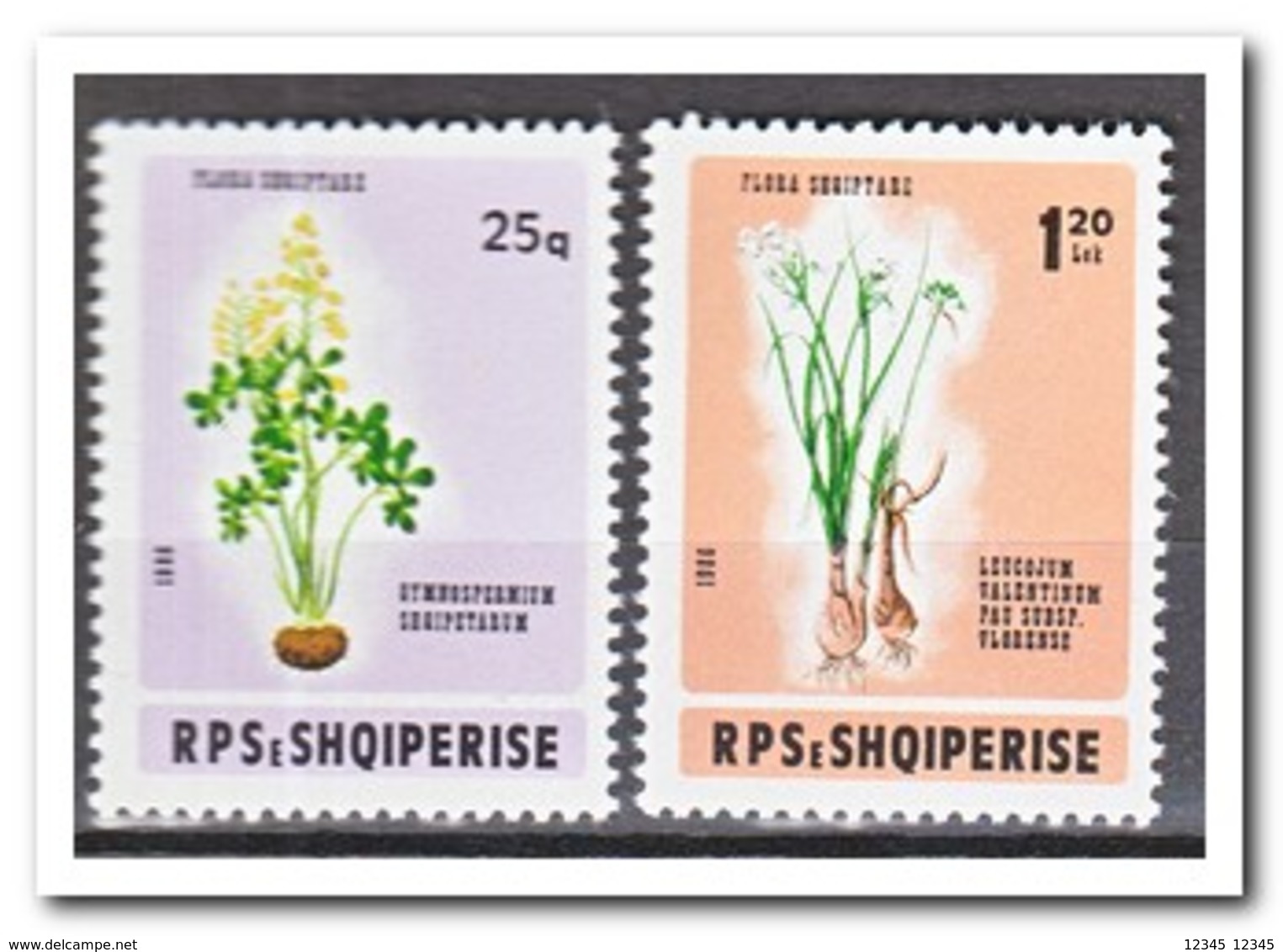 Albanië 1986, Postfris MNH, Flowers, Plants - Albania