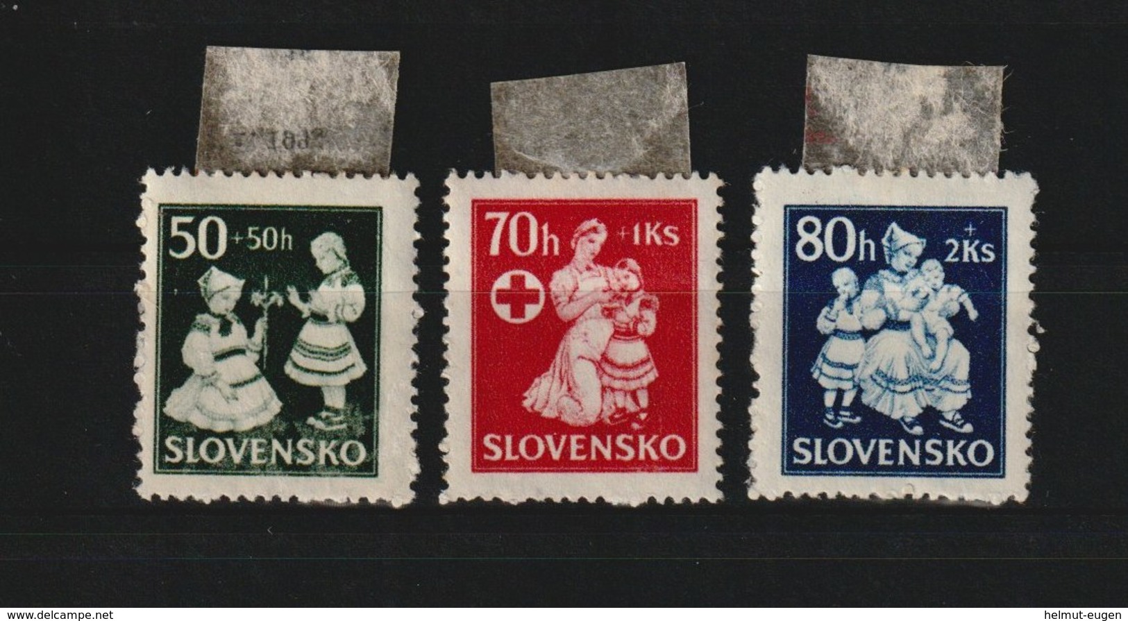 MiNr. 112 - 114  Slowakei / 1943, 8. Febr. Kinderhilfe. - Neufs