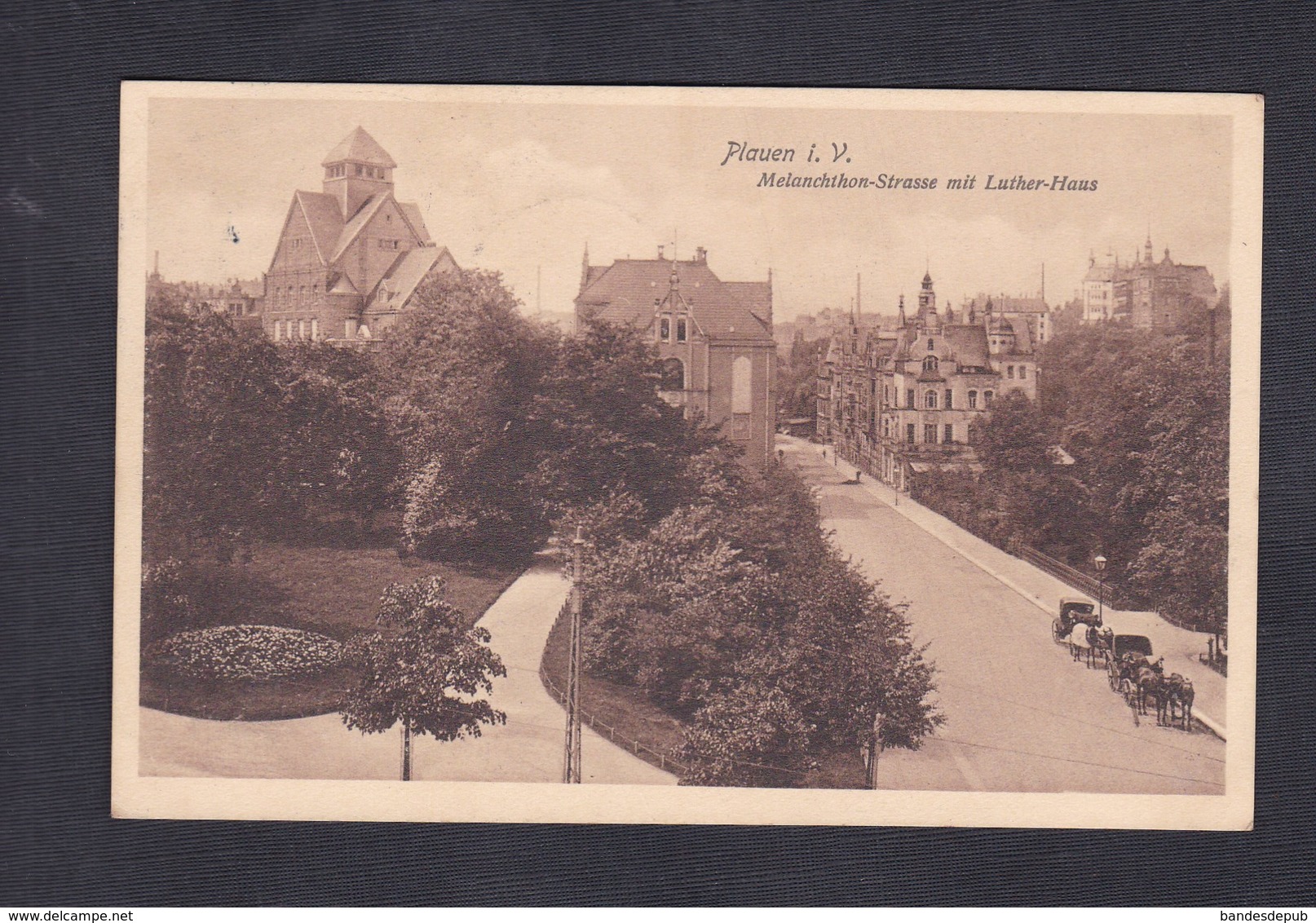 AK Plauen I. Vogtland Melanchthon Strasse Mit Luther Haus ( Dr. TR. & Co) - Plauen