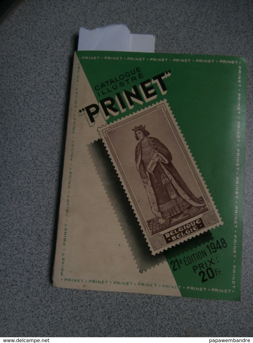 Catalogue Illustré Prinet "Belgique 1948" - België