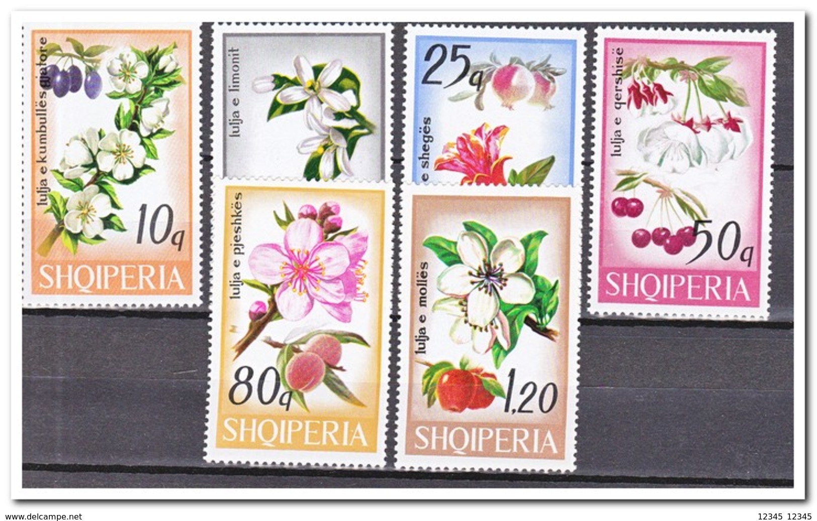 Albanië 1969, Postfris MNH, Blossom, Fruit - Albanië