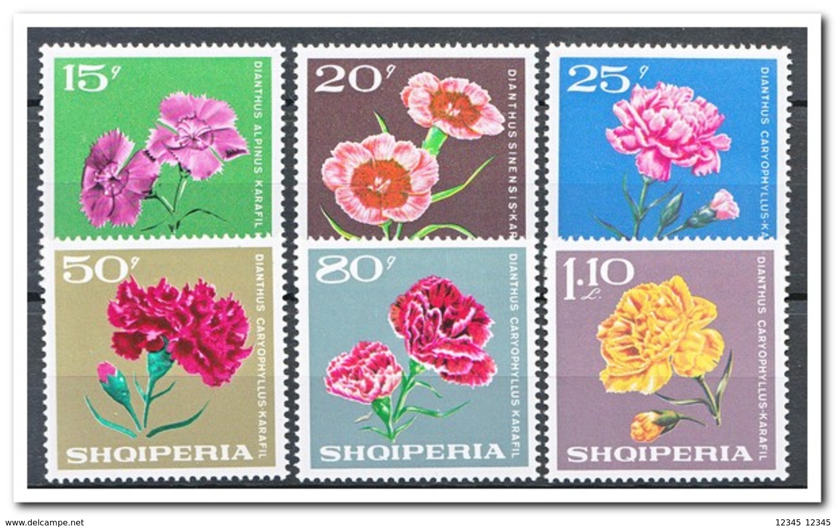 Albanië 1968, Postfris MNH, Flowers - Albanië