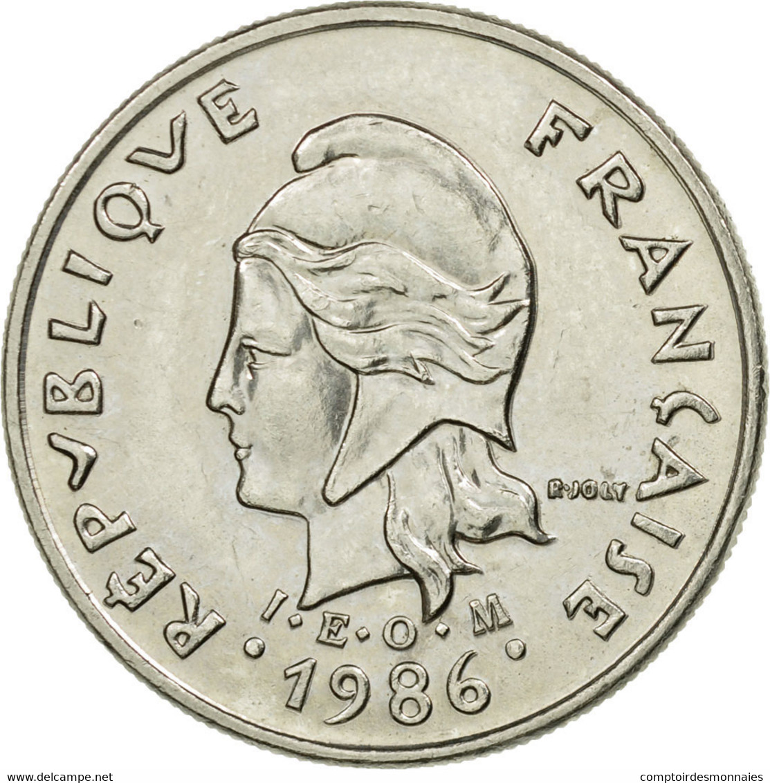 Monnaie, Nouvelle-Calédonie, 10 Francs, 1986, Paris, TTB, Nickel, KM:11 - Nouvelle-Calédonie