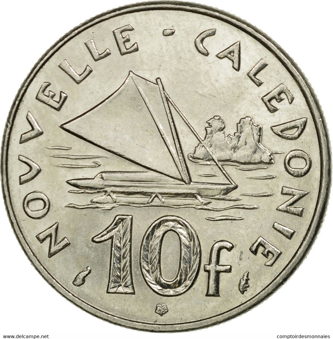 Monnaie, Nouvelle-Calédonie, 10 Francs, 1986, Paris, TTB, Nickel, KM:11 - Nouvelle-Calédonie