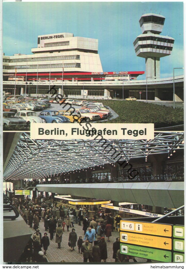 Flughafen Berlin Tegel - Abfertigung - Parkplatz - Verlag Kunst Und Bild Berlin - Tegel