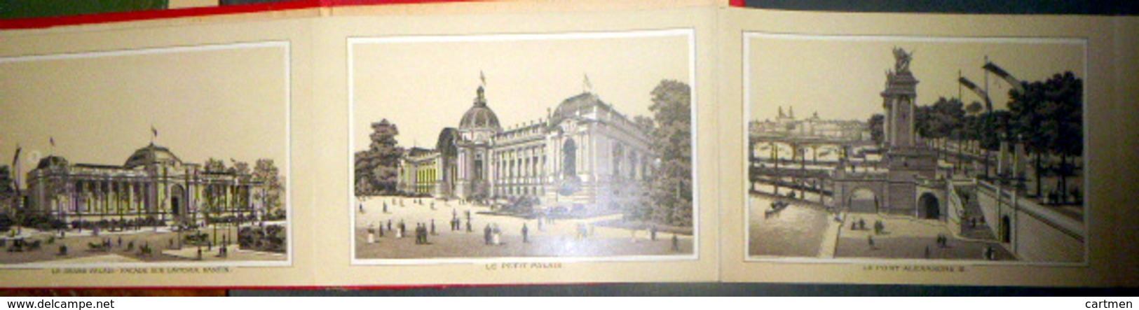 75 PARIS  EXPOSITION 1900  SUITE DE 15 VUES PHOTOLITHOGRAPHIEES   VUE GENERALE PALAIS ET VUES DE PARIS - Autres & Non Classés