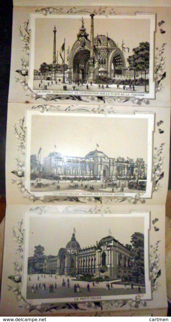 75 PARIS  EXPOSITION 1900  SUITE DE 20 VUES PHOTOLITHOGRAPHIEES   VUE GENERALE PALAIS ET VUES DE PARIS - Autres & Non Classés