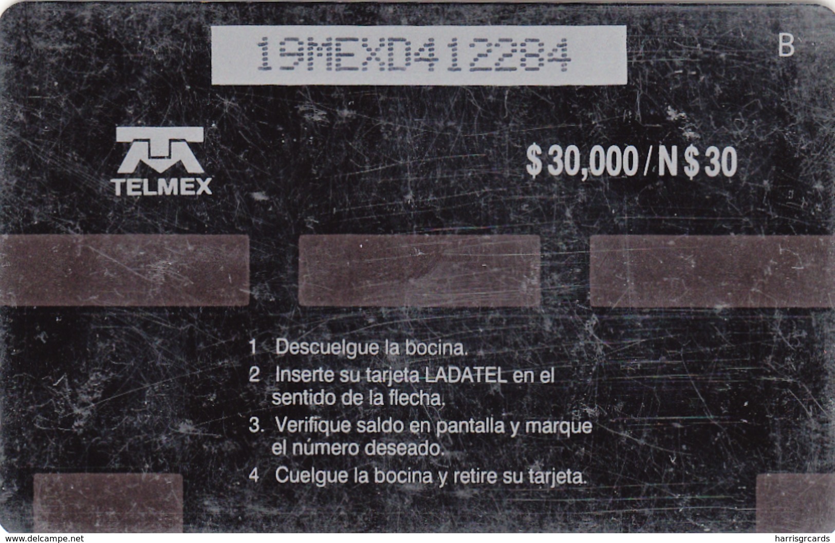 MEXICO - Calendario Azteca (30,000 $), CN : 19MEXD, Used - Mexico