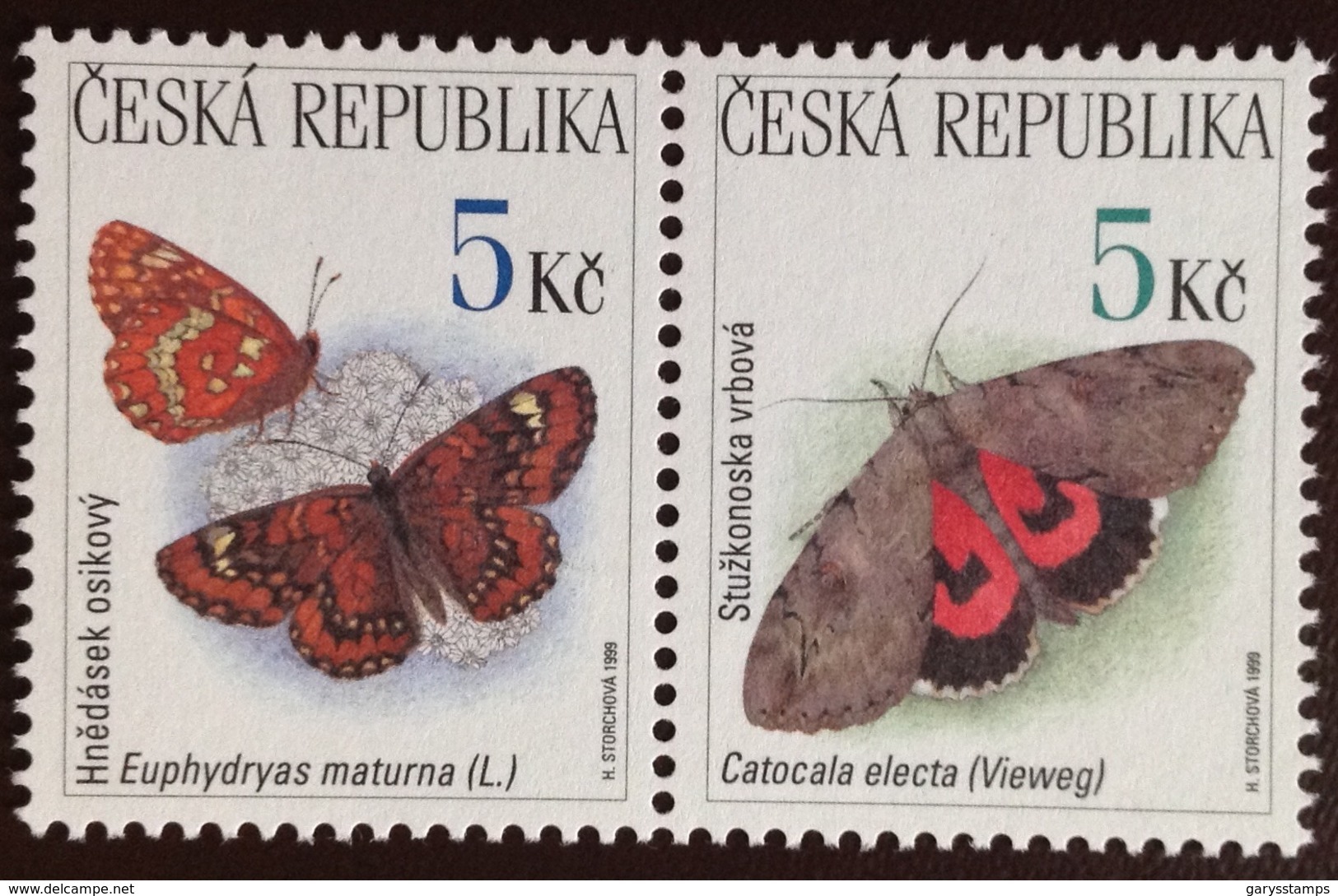 Czech Republic 1999 Butterflies MNH - Farfalle