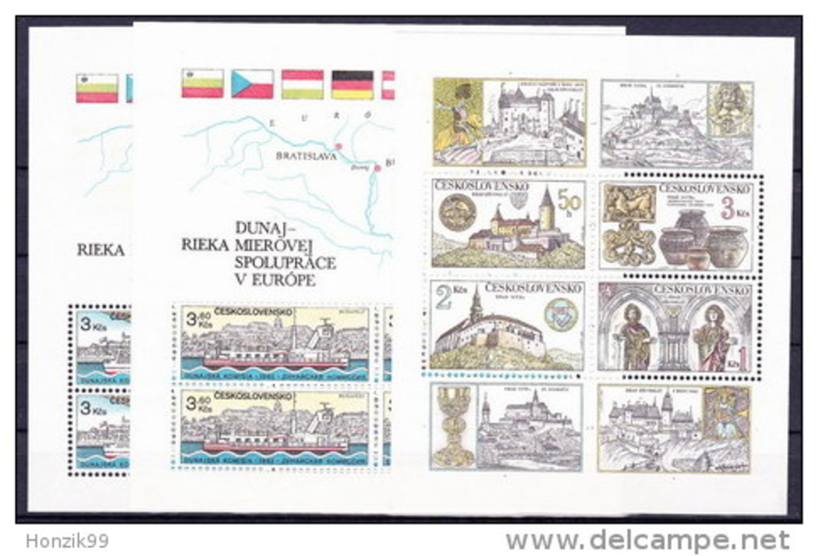 ** Tchécoslovaquie 1982 Mi 2647-2697+Bl.46-52 (Yv 2470-2517+BF 52-58) L'année Complete, (MNH) - Komplette Jahrgänge