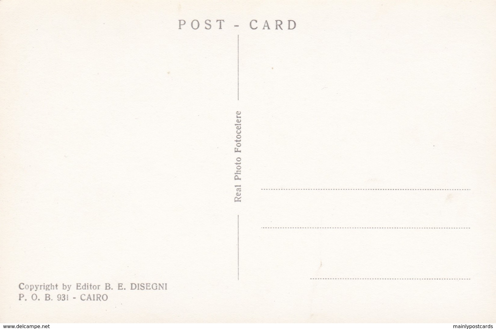 AP20 Cairo, Panorama Of The Pyramids Seen Through Palm Trees - RPPC - Pyramids