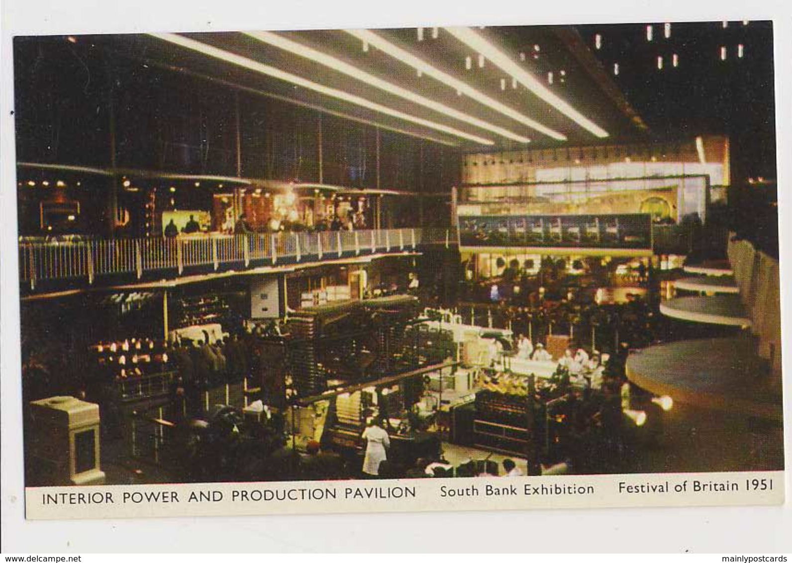 AJ71 Festival Of Britain 1951 - Interior Power And Production Pavilion, South Bank Exhibition - Exhibitions