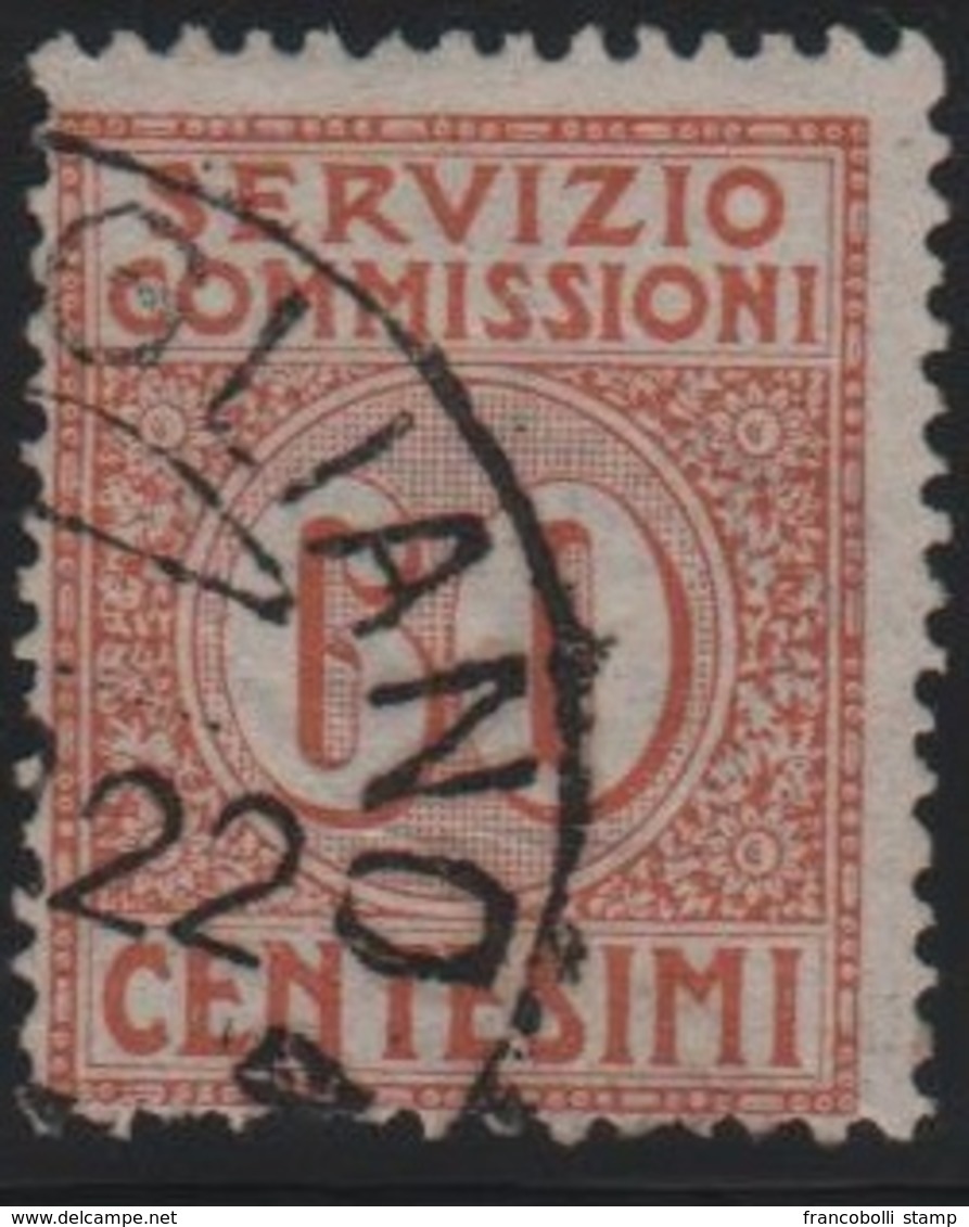 1913 Servizio Commissioni 60 C. US - Usati