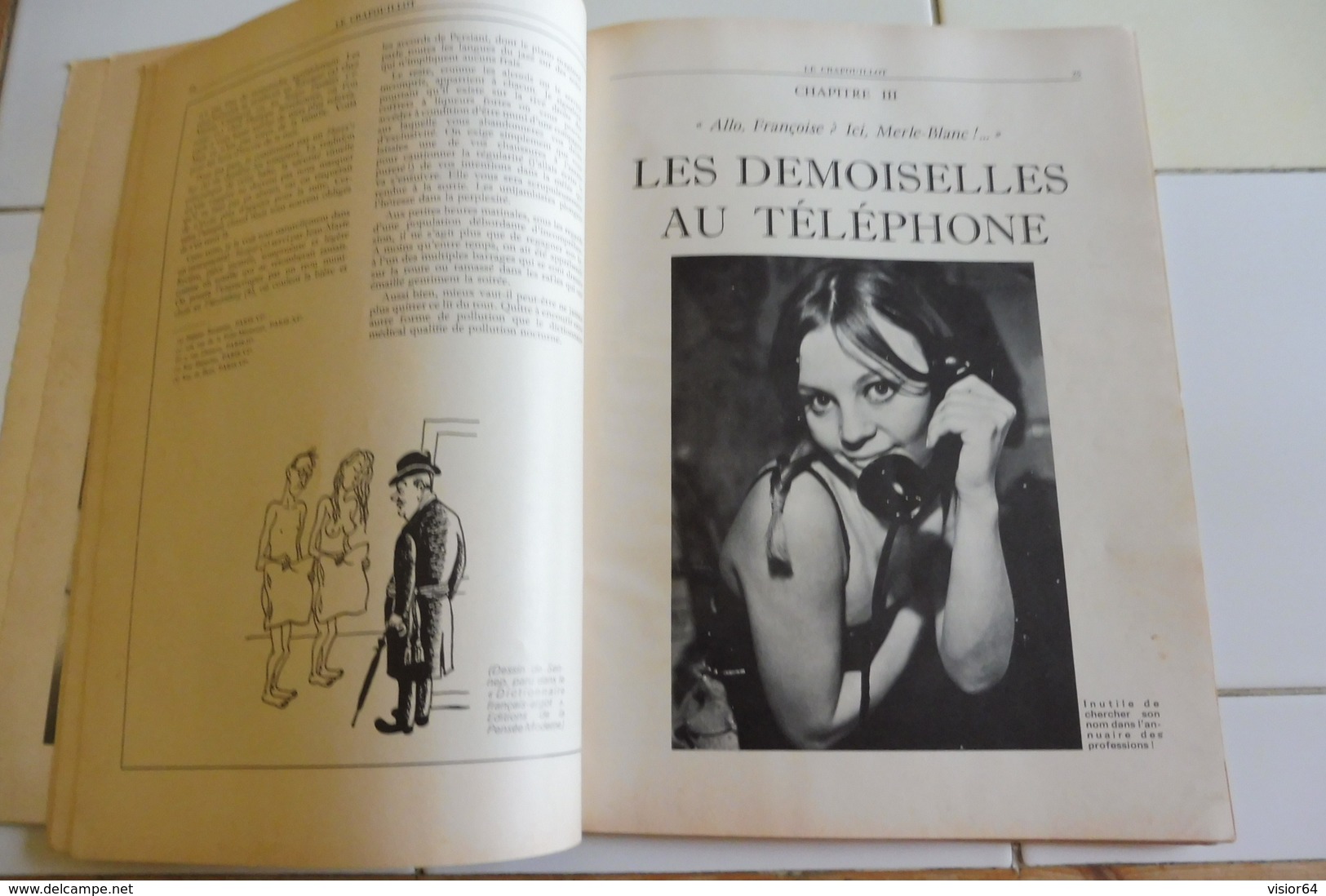 LE CRAPOUILLOT -1971- LE PARIS DEFENDU -LES STRIP TEASEUSES-LA NOUVELLE PROSTITUTION-LES DEMOISELLE AU TELEPHONE.. - Autres & Non Classés