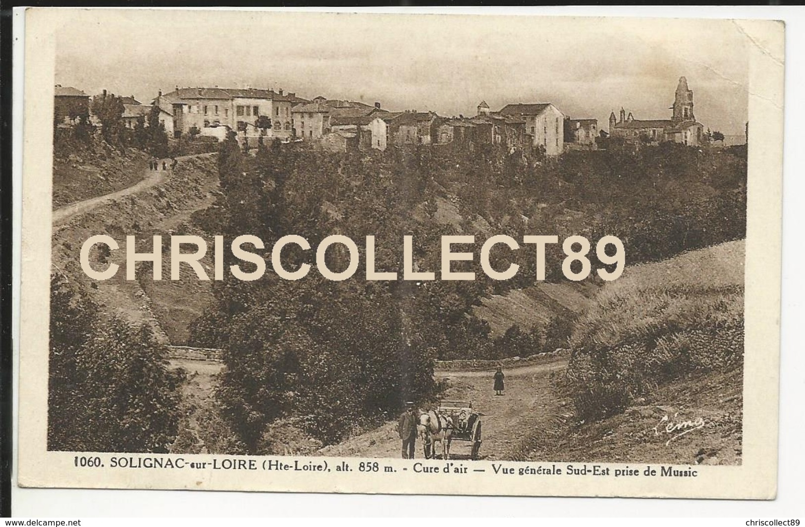 Carte Postale  : Solignac  Sur Loire- Cure D'air - Vue Générale Sud Est Prise Du Musée - Solignac Sur Loire