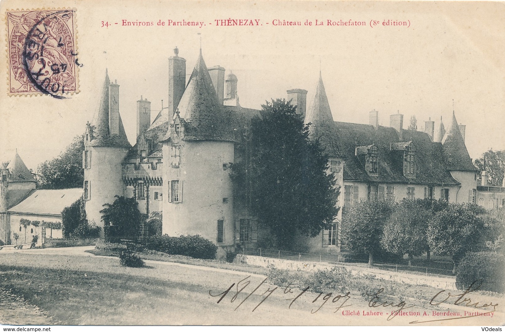 CPA - France - (79) Deux-Sèvres - Thenezay - Château De La Rochefaton - Thenezay