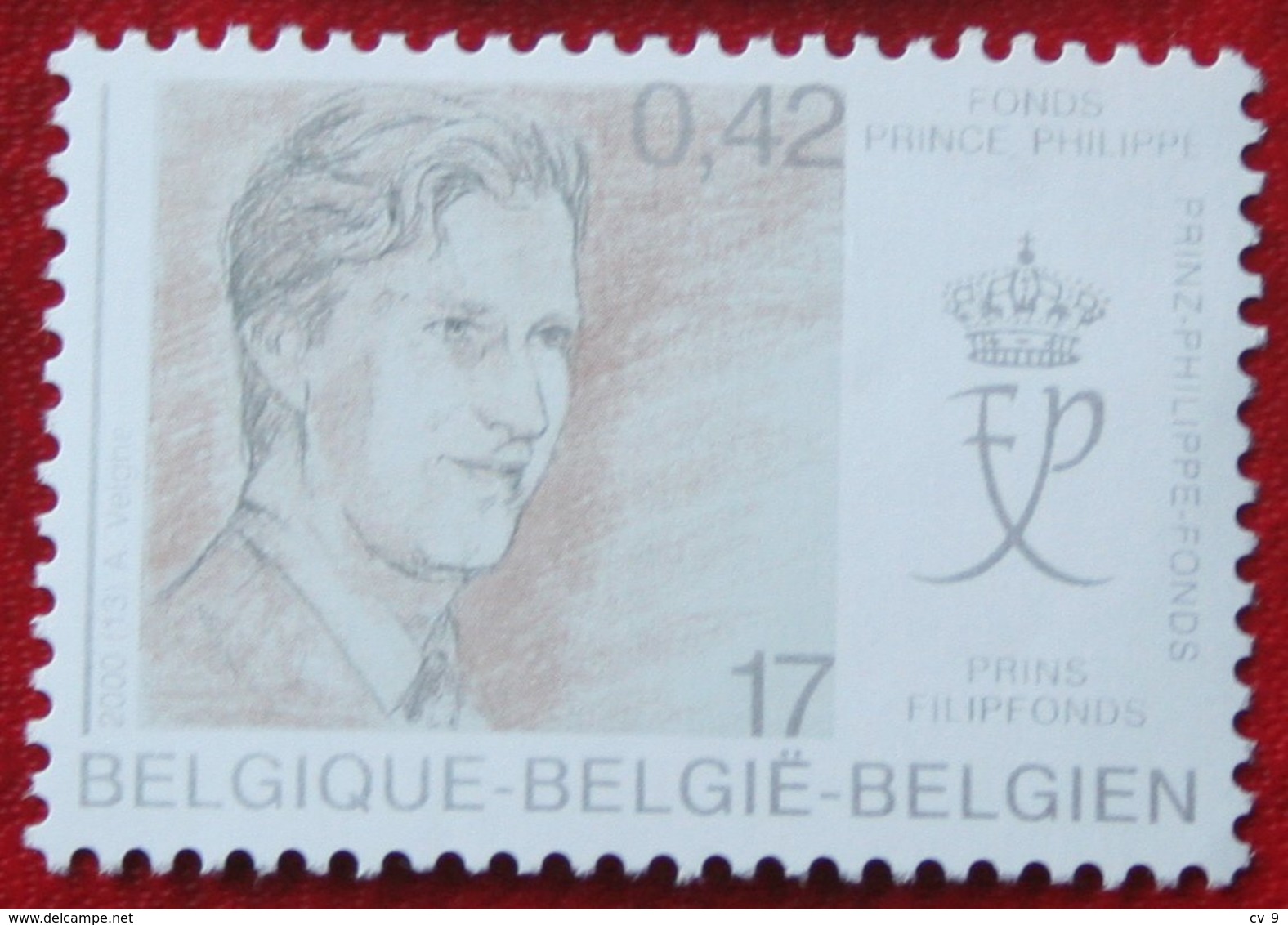 Het Prins Filipfonds OBC N° 2906 (Mi 2957) 2000 POSTFRIS MNH ** BELGIE BELGIEN / BELGIUM - Ungebraucht