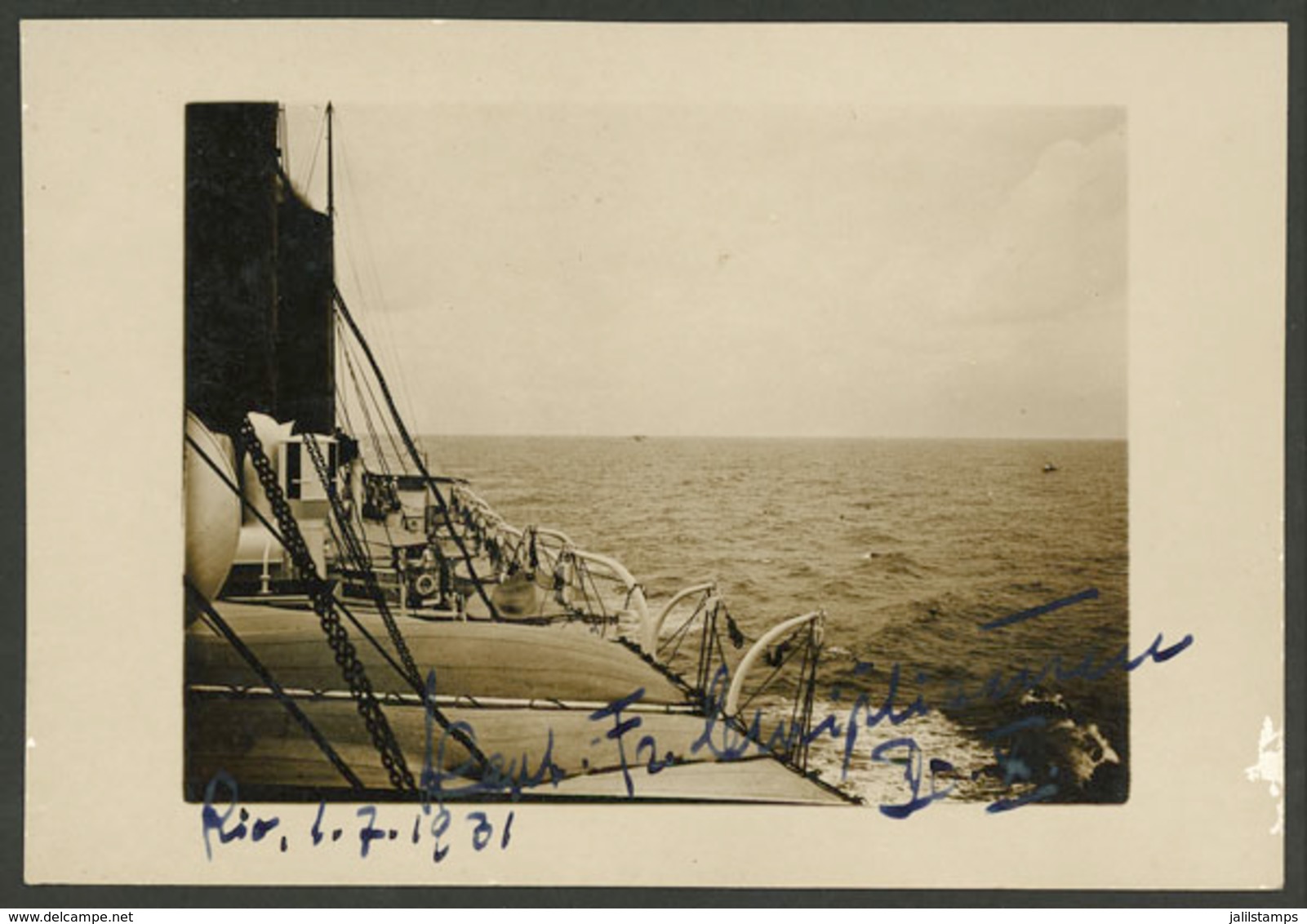 GERMANY: Frederick Christiansen, Pilot Of The Seaplane Dornier DO-X That Crossed The Atlantic, His Signature On A Photog - Altri & Non Classificati