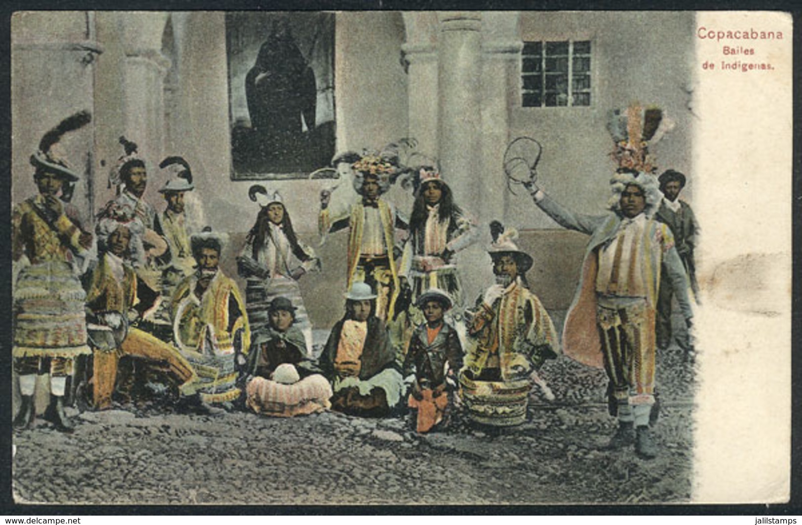 BOLIVIA: COPACABANA: Native Dances, Circa 1910, VF Quality! - Bolivia