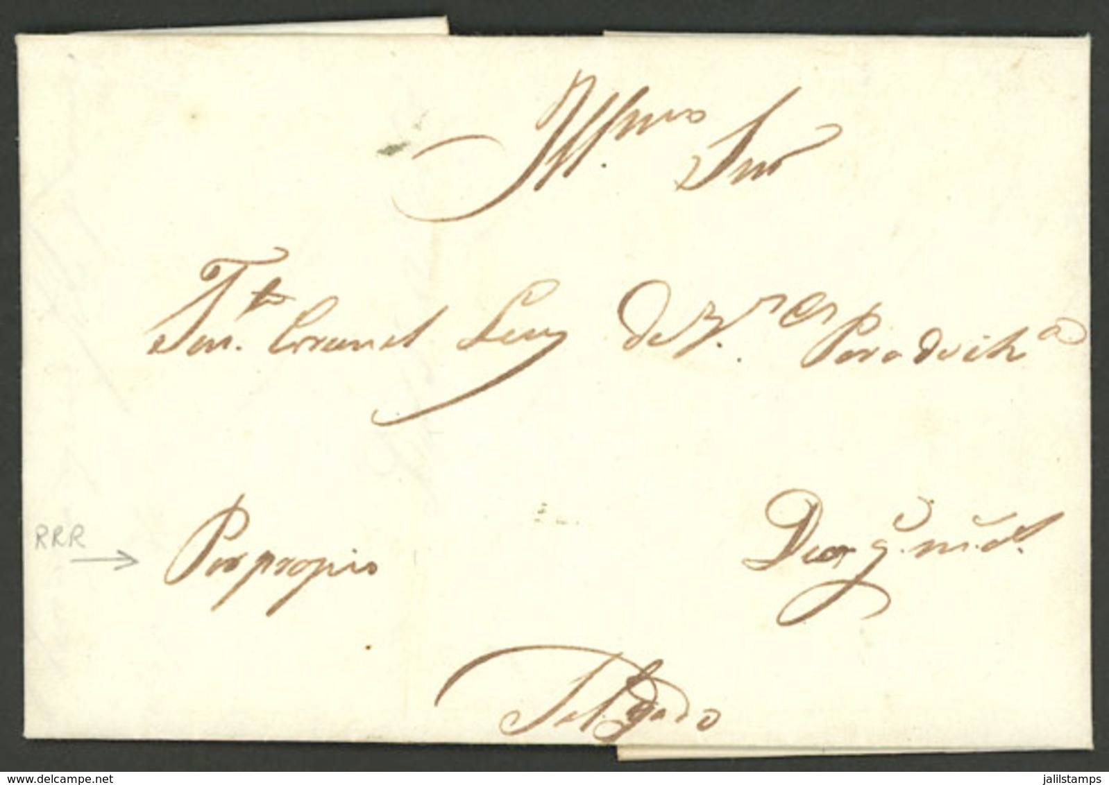 BRAZIL: Interesting Entire Letter Of 29/MAR/1832, Excellent Quality! - Cartoline Maximum