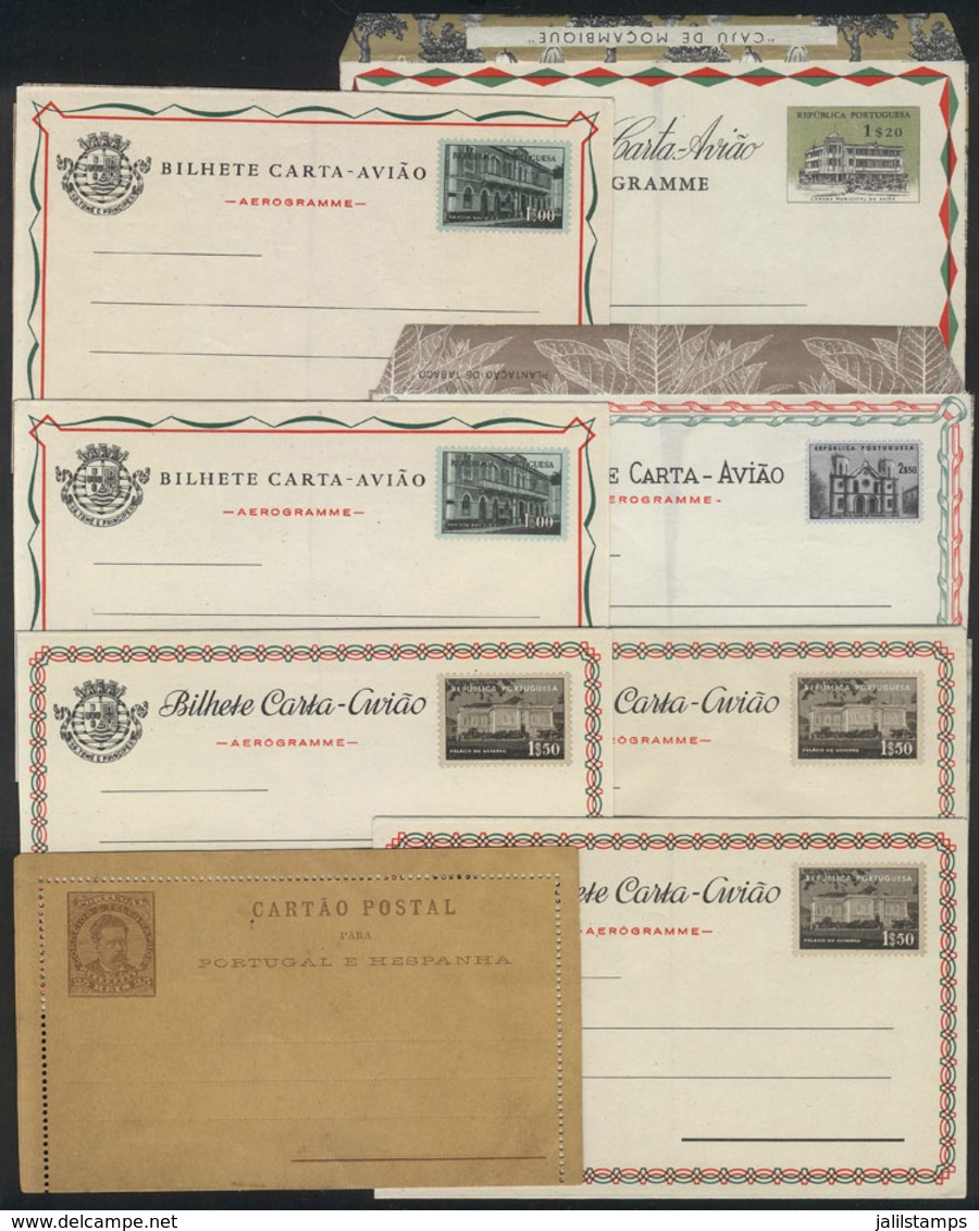 PORTUGAL: 8 Varied Postal Stationeries, Little Duplication, Very Fine General Quality! - Entiers Postaux