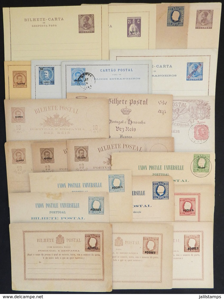 PORTUGAL - INDIA: 14 Old Postal Stationeries, Almost All Different, Very Fine General Quality! - Portugiesisch-Indien