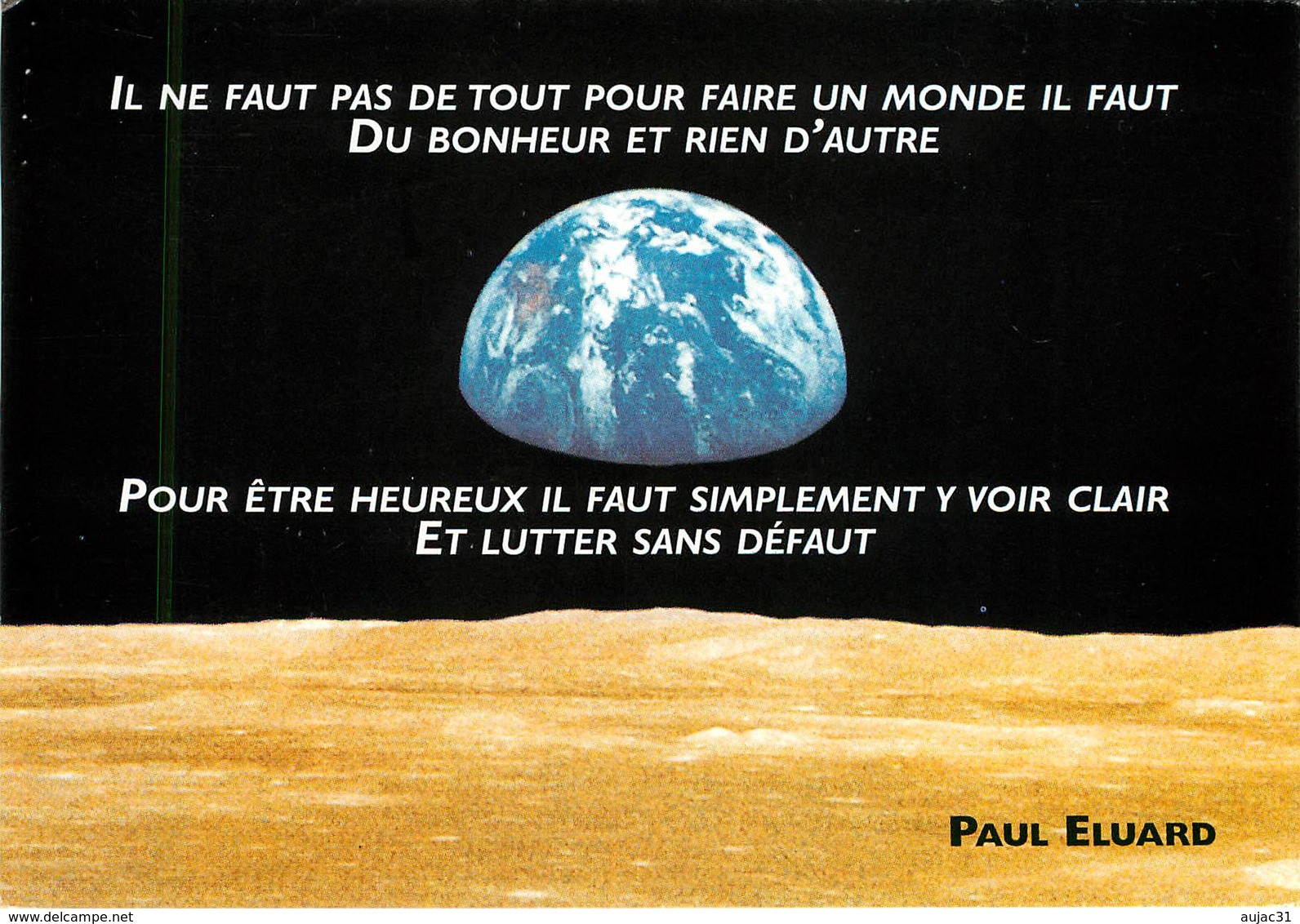 Politique - Evènement - Edition Pour La Fête De L'humanité - Cachets - Cachet Au Dos - Paul Eluard - Evènements