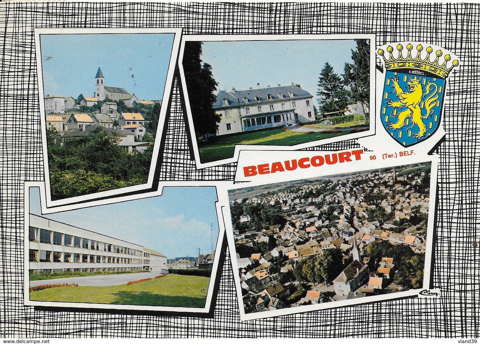 Beaucourt - Vue Panoramique, Maison De Retraite Les Cèdres, Mécanographie Japy, Le Temple - Beaucourt