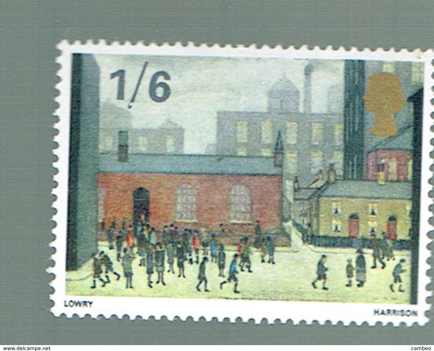 GREAT BRITAIN UK 1967 SCHOOL PAINTING LOWRY HARRISON - Unused Stamps