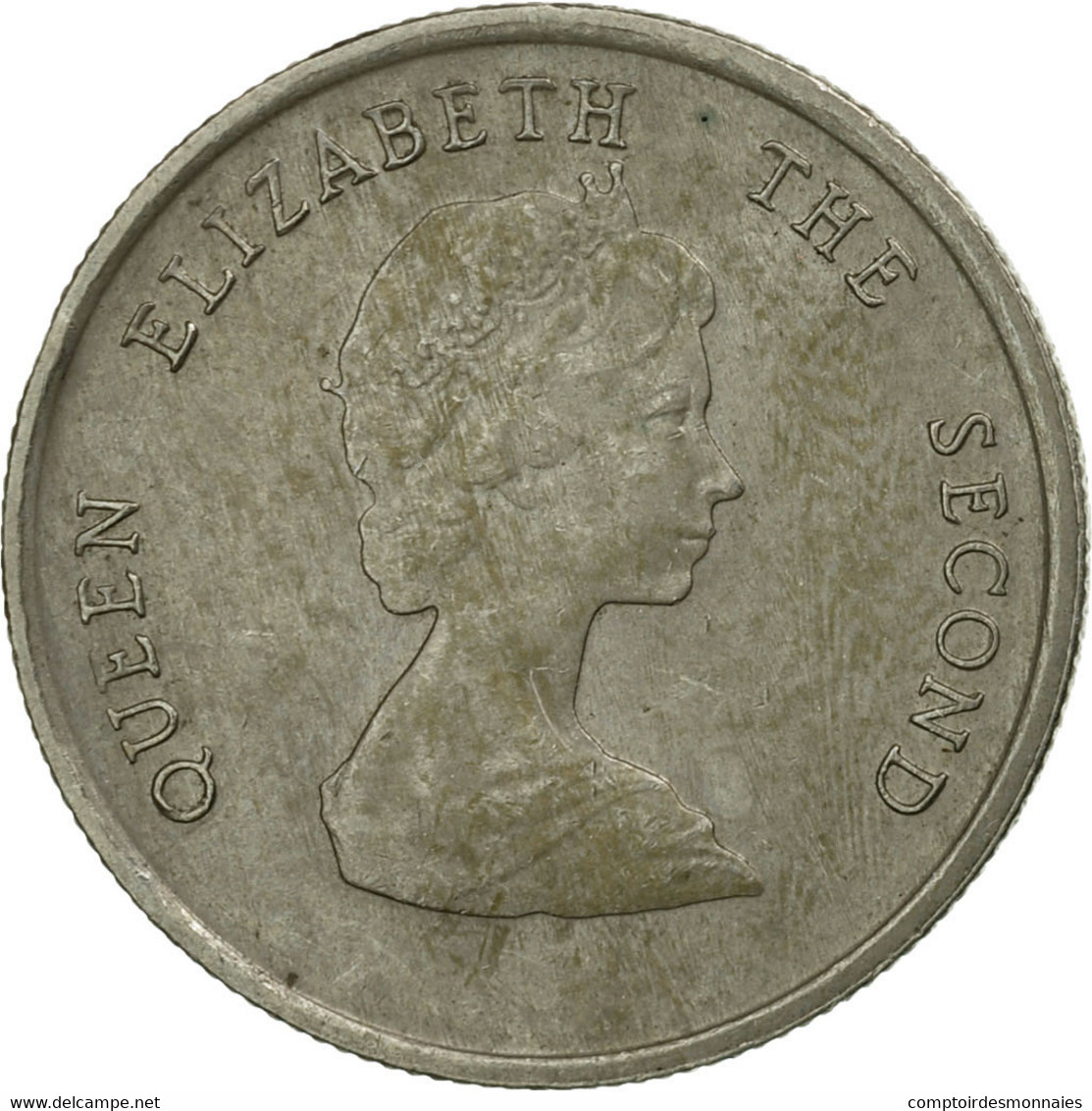Monnaie, Etats Des Caraibes Orientales, Elizabeth II, 10 Cents, 1986, TTB - Caraïbes Orientales (Etats Des)