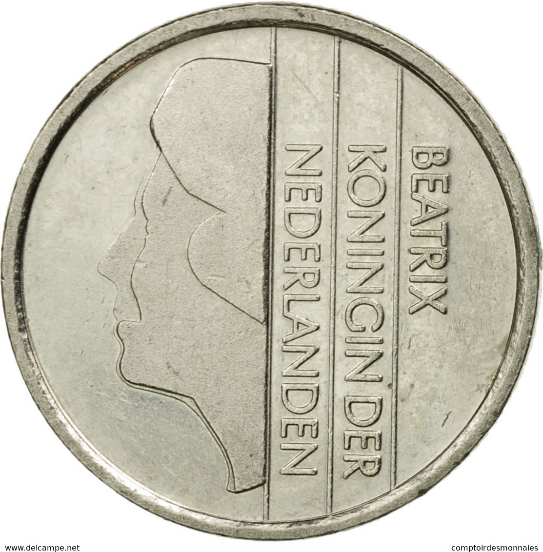 Monnaie, Pays-Bas, Beatrix, 25 Cents, 1995, TB+, Nickel, KM:204 - 1980-2001 : Beatrix