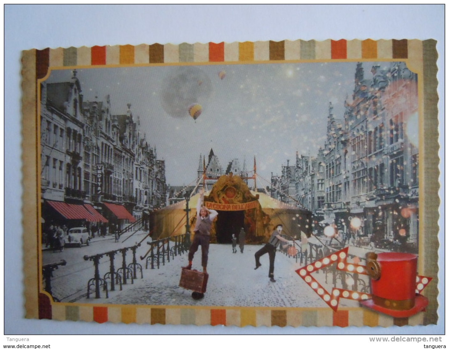 cpm België Belgique Mechelen Malines circus Ronaldo cirque 12 moderne kaarten 12 cartes moderne