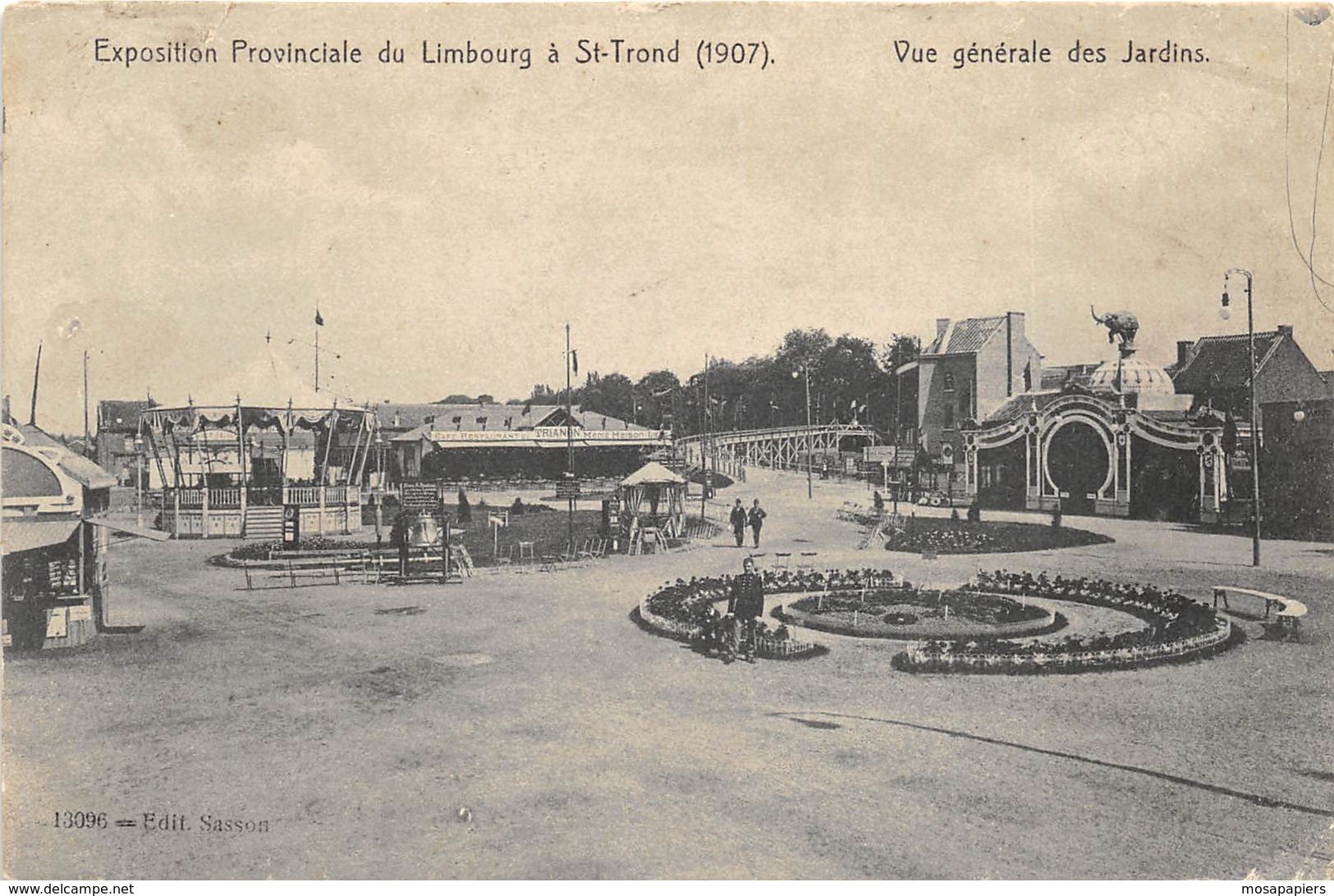 St-Trond - Exposition Provinciale 1907 - Vue Générale Des Jardins - Sint-Truiden