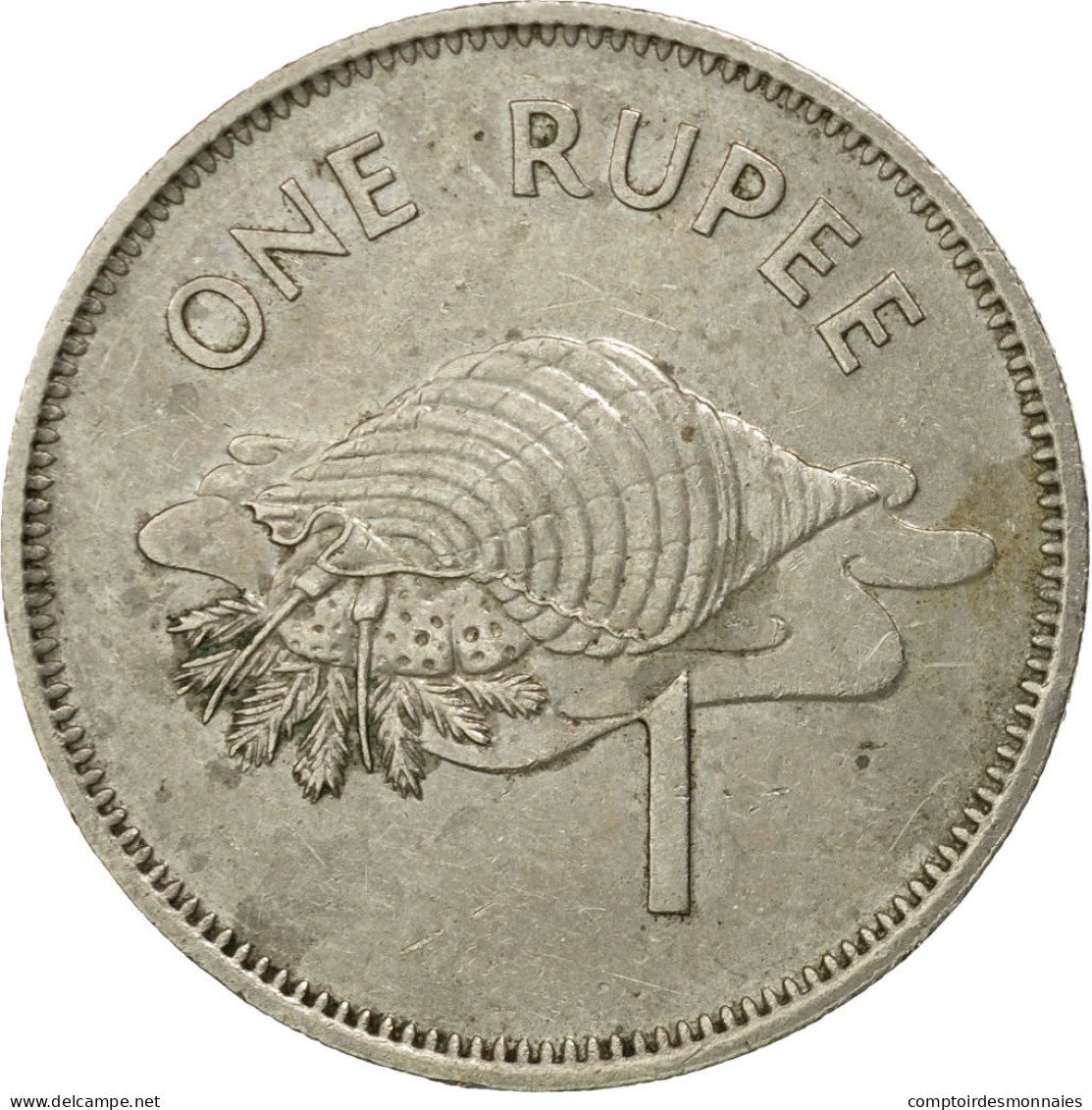 Monnaie, Seychelles, Rupee, 1982, British Royal Mint, TB, Copper-nickel, KM:50.1 - Seychellen